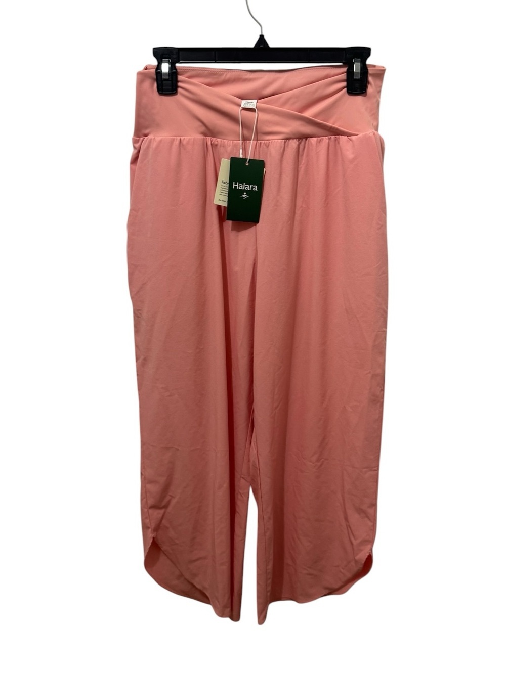 HALARA Breezeful Cross Over Waist Pants Pink Size Medium - Picture 2 of 5